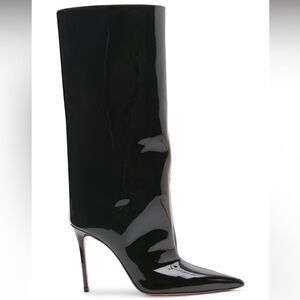 Amina Muaddi
Fiona Patent Leather Boots